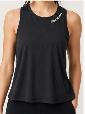 Old Navy Black Dri-FIT Tank Top | “Made to Move” Detail Size Medium NWT